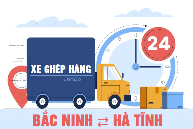 Xe ghép hàng từ Bắc Ninh đi Hà Tĩnh
